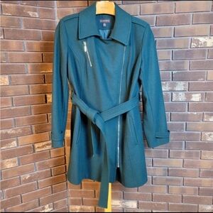 Emerald Green Women's Belted Coat